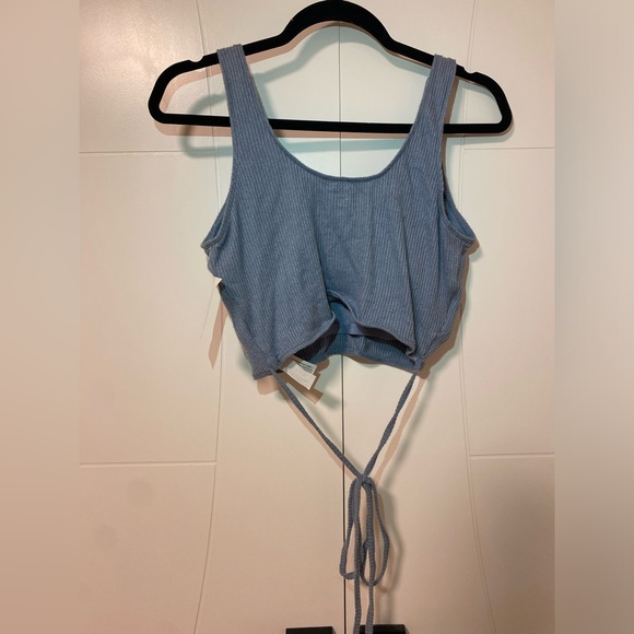 Blue Crop with String - Picture 2 of 2